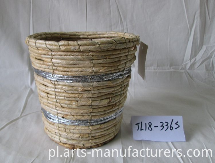 tkactwo kosz kwiatów weaving flower basket